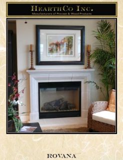 Rovana Fireplace Mantel Mantle Surround Gypsum Precast Mantels