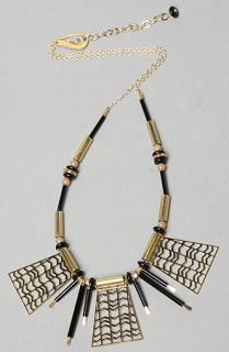Kris Nations The Kimo Necklace in Black and Gold