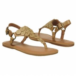 Womens Lucky Brand Filomena Camel/Gold Leather 