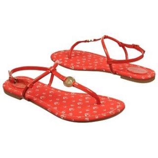 Womens   Red   Sandals   Flats 