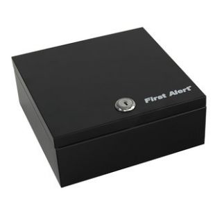 First Alert 3010F Black 98.9 Cubic Inches Steel Cash and Key Box