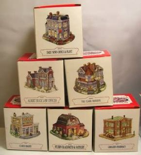 Lot of 25 Liberty Falls Americana Collection Buildings New in Boxes 3