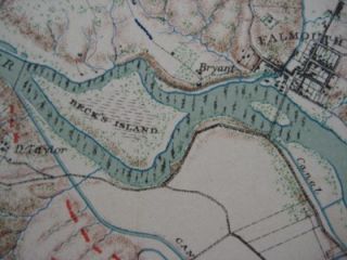 Civil War Survey Map Fredericksburg Falmouth Virginia