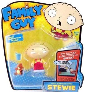 FAMILY GUY Crazy Interactive World TALKING STEWIE FIGURE Character