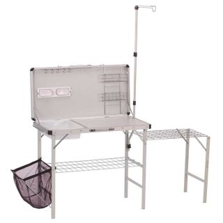  Folding Camp Kitchen Outdoor Food Preparation Center Picnic New