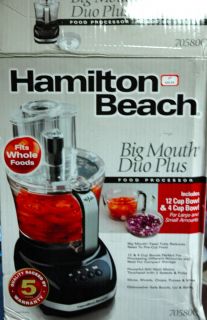 Hamilton Beach Big Mouth Duo Plus Food Processor