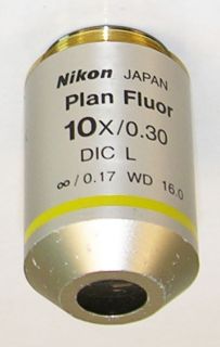 Nikon CFI Plan Fluor 10X Microscope Objective