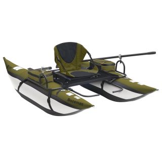 Bozeman Inflatable Fly Fishing Float 8 Pontoon Portable Backpack Boat