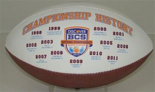  NCAA BCS Alabama Championship Full Size Football by Rawlings