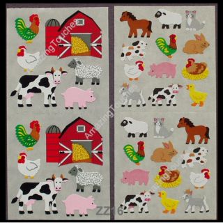 Sandylion Scrapbooking Farm Barn Animal Sticker ZZ16