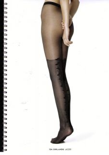Fogal Girlande Pantyhose Semi Opaque with Stay Up Effect