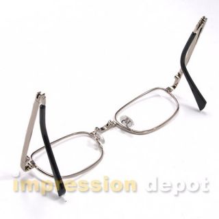 Anti Fatigue Folding Reading Glasses Hard Zipper Case