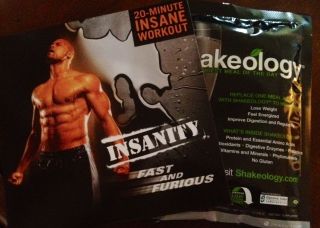 Insanity Fast and Furious 20 Minute Workout DVD + SHAKEOLOGY!