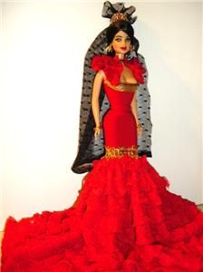 Flamenco Dancer Barbie Doll OOAK Dakotas Song Repaint