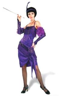 Costumes Purple Great Gatsby Flapper Fringe Dress A