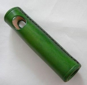 Green Leather Pro Vari Ecig Sleeve Case Provape Vaper Holder Extended