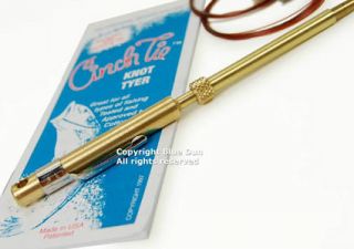  Knot Tyer Brass Instruction Book Included Ties 14 Fishing Knots