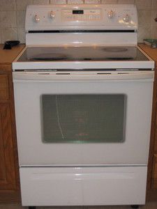   Accubake Super Capacity 465 Flat top Stove Self cleaning Oven Used