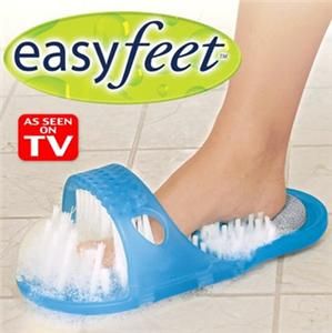 As Seen on TV Easy Feet Shower Foot Cleaner Massager Suction Pumice