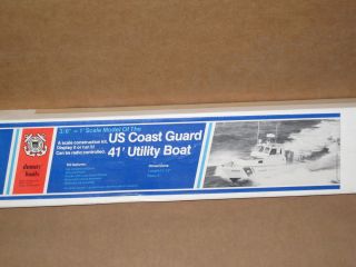 Dumas Boat 41 ft Coast Guard New in Box 1216