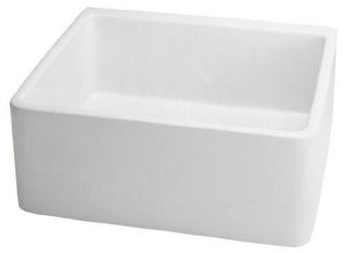 Belle Foret F3KITWH Apron Front Kitchen Sink White