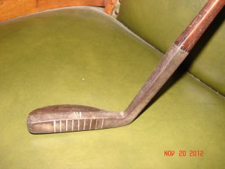 Antique Vintage Hickory Golf Putter Monoplane Club FORGAN