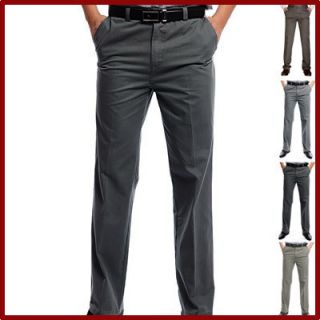  News Men Stylish Casual Formal Straight Pant Business Trousers