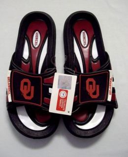 Oklahoma Sooners Sandals Flip Flop Size s 7 8 Men New