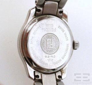 Fendi Orologi Two Tone Stainless Steel Quartz Watch 210L