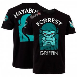 Hayabusa UFC 148 Forrest Griffin Monkey Shirt Blk Sizes s M L XL 2XL