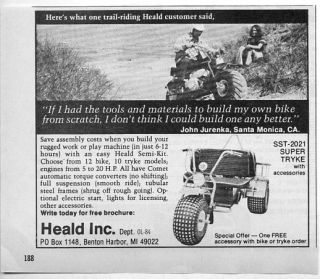  Ad Heald SST 2021 Super Tryke Motorcycle Benton Harbor MI