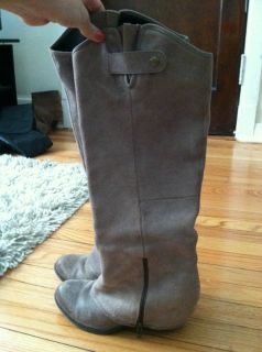 Fergie Ledger Boot Leather Suede Size 8