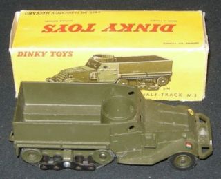822 French Dinky Toys Half Track M3 M 3 Military Truck MIB Rare