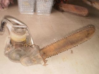 Vintage Antique Fleetwood Chainsaw for Parts Bay State Power Equipment