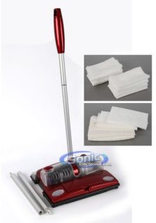  Sweeper for Smooth Floors w/ Rechargeable Battery & Bagless Design