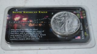 Littleton Large Silver American Eagle Coin 1987
