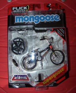 flick trix finger bike toy supergoose black silver