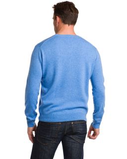 forte sky blue cashmere v neck sweater $ 264 00