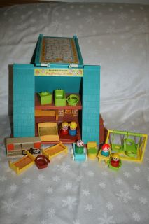 Fisher Price A Frame House 990 House People Furniture