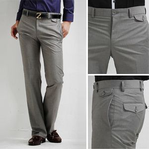 2011 Mens Casual Formal Straight Pants Smooth Trousers