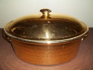 Hall Golden Glo Oval Covered Baking Dish Casserole 103