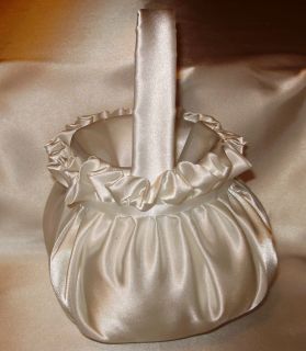 SALE PRICES 10 WHOLESALE Flower Girl Baskets Your Satin Colors