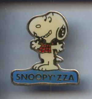 RARE Pins Pins BD Comics Snoopy Pizza France ¤2R