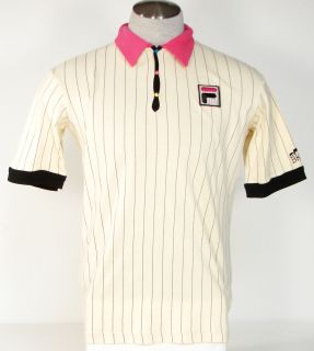 Fila Vintage Brooklyn Circus bkc Terra Rosa Tennis Polo Shirt $110