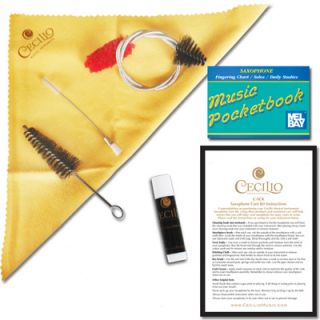 Clarinet Flute Trumpet Saxophone Cleaning Care Kit Book