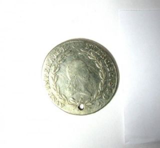 Austria 20 Kreuzer Francis II Emperor 1810 Silver Coin