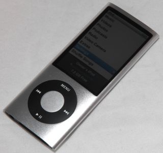 Apple iPod Nano 5th Generation 8GB Silver With FM Radio Tuner, Camera