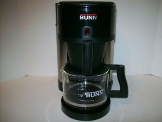 Bunn NHBX B Contemporary 10 Cup Coffee Maker Brewer EUC 