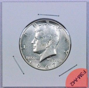 1965 1966 1967 1967 1968 D 1669 D Kennedy Half Dollar 40 Silver
