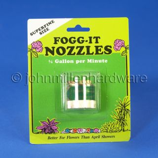 Fogg It Waterfog Bubble Nozzles 4 Water Volume Options